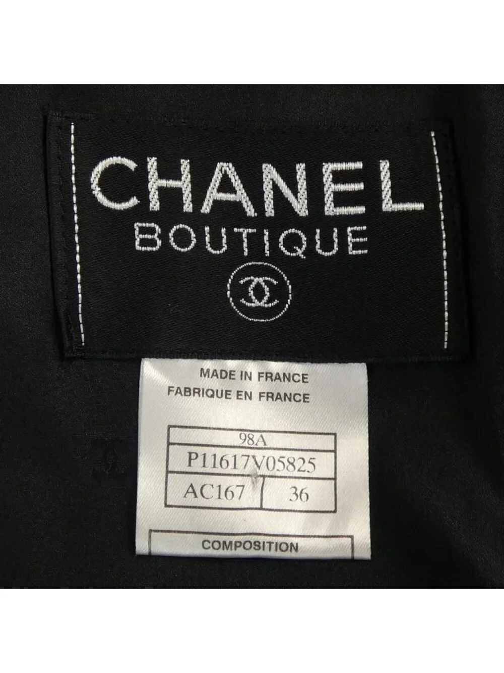 Chanel Vintage Jacket Black